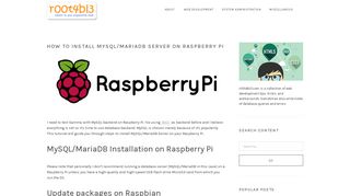 
                            10. How to Install MySQL/MariaDB Server on Raspberry Pi - r00t4bl3.com