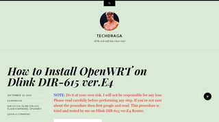 
                            8. How to Install OpenWRT on Dlink DIR-615 ver.E4 | TechDraga