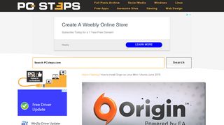 
                            12. How to Install Origin on Linux Mint / Ubuntu (June 2017) | PCsteps.com
