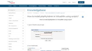 
                            12. How to install phpMyAdmin in VirtualMin using scripts ...