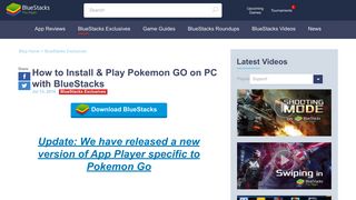
                            5. How to Install & Play Pokemon GO on PC with BlueStacks