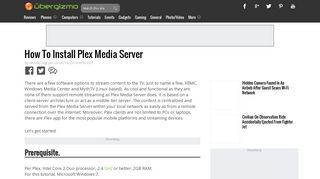 
                            3. How To Install Plex Media Server | Ubergizmo