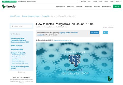 
                            9. How to Install PostgreSQL on Ubuntu 16.04 - Linode