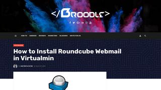 
                            10. How to Install Roundcube Webmail in Virtualmin - Broodle