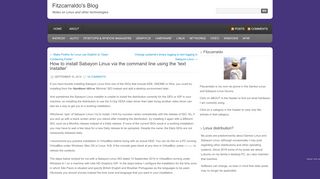 
                            11. How to install Sabayon Linux via the command line using the 'text ...