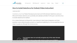 
                            13. How to Install Salesforce Lightning for Outlook (Video ...