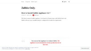 
                            11. How to Install Server Zabbix Appliance 3.4 on Ubuntu ?