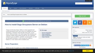 
                            11. How to install Sogo Groupware Server on Debian