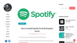 
                            9. How to Install Spotify for Kodi Krypton Jarvis - SEO Michael