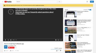 
                            4. How to install SpyToMobile app - YouTube