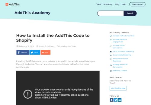 
                            6. How to Install the AddThis Code to Shopify - AddThis