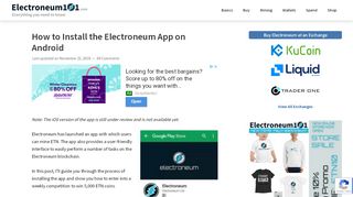 
                            12. How to Install the Electroneum App on Android - Electroneum 101