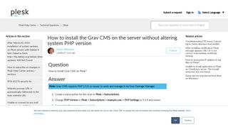
                            11. How to install the Grav CMS on the server without altering system ...