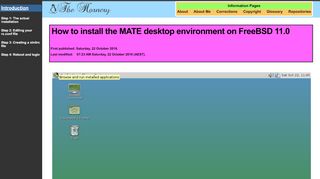 
                            7. How to install the MATE desktop environment on FreeBSD 11.0