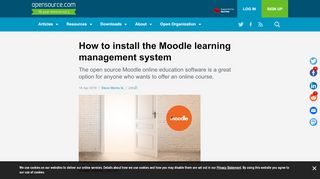 
                            7. How to install the Moodle learning management system | Opensource ...