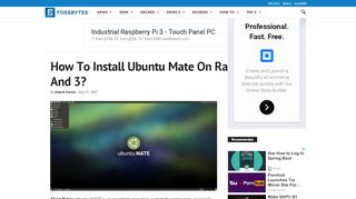
                            10. How To Install Ubuntu Mate On Raspberry Pi 2 And 3? - Fossbytes