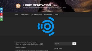 
                            3. How to install Ubuntu Studio 16.10 | | Michael St. John | Linux Meditation