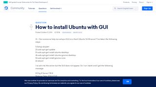 
                            9. How to install Ubuntu with GUI | DigitalOcean