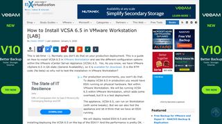 
                            4. How to Install VCSA 6.5 in VMware Workstation [LAB] | ESX ...