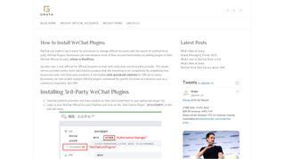 
                            9. How to Install WeChat Plugins | Grata