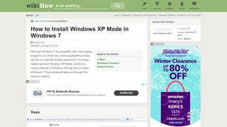 
                            9. How to Install Windows XP Mode in Windows 7 (with Pictures)