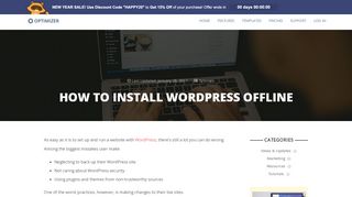 
                            2. How to Install WordPress Offline - Optimizer WP