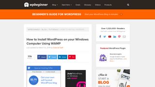 
                            12. How to Install WordPress on Windows Using WAMP (Updated)