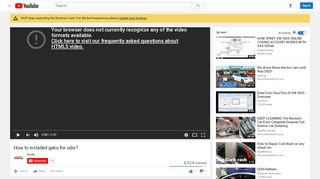 
                            13. How to installed geko for odis? - YouTube