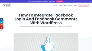 
                            11. How To Integrate Facebook Login And Facebook ... - Elegant Themes