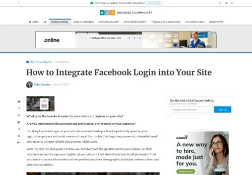 
                            11. How to Integrate Facebook Login into Your Site - Business 2 Community
