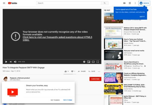 
                            13. How To Integrate Pepipost SMTP With Ongage - YouTube