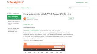 
                            11. How to integrate with MYOB AccountRight Live – Receipt Bank