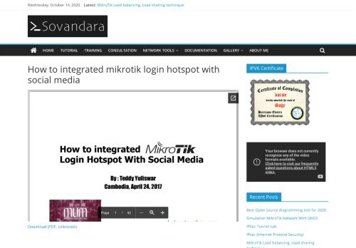 
                            5. How to integrated mikrotik login hotspot with social media - Engineer Life