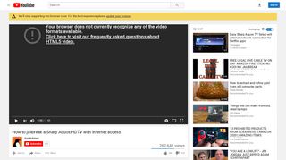 
                            1. How to jailbreak a Sharp Aquos HDTV with Internet access - YouTube