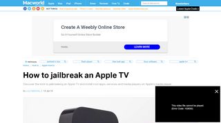 
                            1. How to jailbreak an Apple TV: Jailbreak your Apple TV 2 or 4 ...