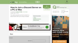 
                            4. How to Join a Discord Server on a PC or Mac: 6 Steps - wikihow.tech