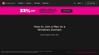 
                            11. How to Join a Mac to a Windows Domain | Pluralsight