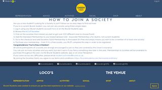 
                            12. How To Join A Society - Union of Brunel Students