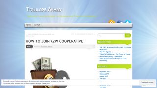 
                            8. HOW TO JOIN A2W COOPERATIVE | Tolulope Ahmed