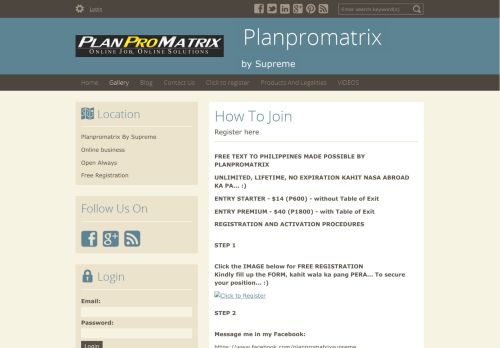 
                            10. How To Join - Planpromatrix : powered by Doodlekit