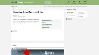 
                            13. How to Join Second Life: 5 Steps (with Pictures) - wikiHow