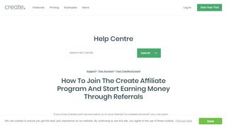 
                            4. How to join the Create affiliate program and start earning money ...