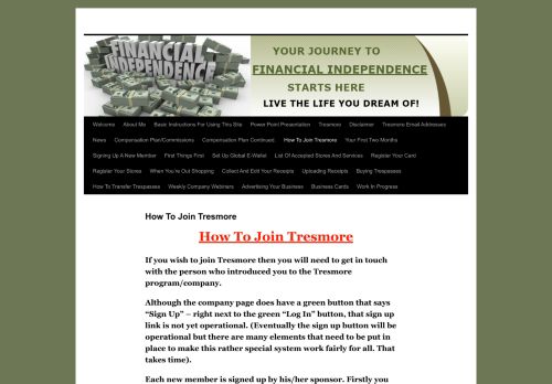 
                            3. How To Join Tresmore |