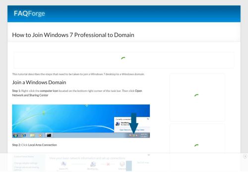 
                            13. How to Join Windows 7 Professional to Domain - FAQforge