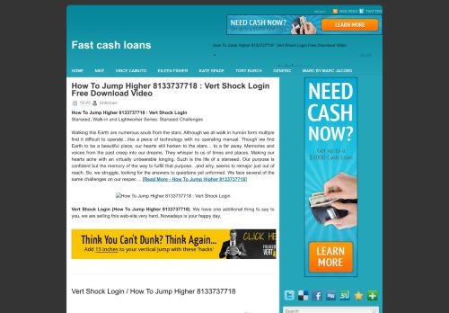 
                            1. How To Jump Higher 8133737718 : Vert Shock Login Free ...