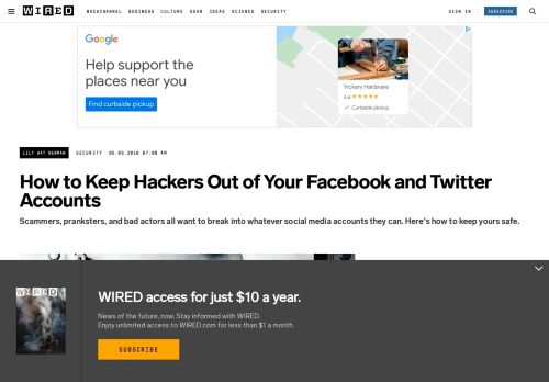 
                            8. How to Keep Hackers Out of Your Facebook and Twitter Accounts ...