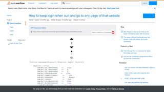 
                            10. How to keep login when curl and go to any page of that website ...