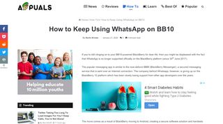 
                            6. How to Keep Using WhatsApp on BB10 - Appuals.com
