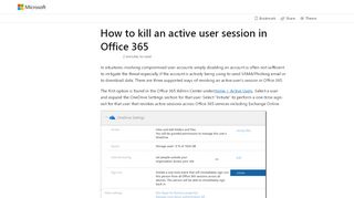 
                            7. How to kill an active user session in Office 365 – Office 365 Education ...