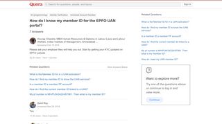 
                            4. How to know my member ID for the EPFO UAN portal - Quora